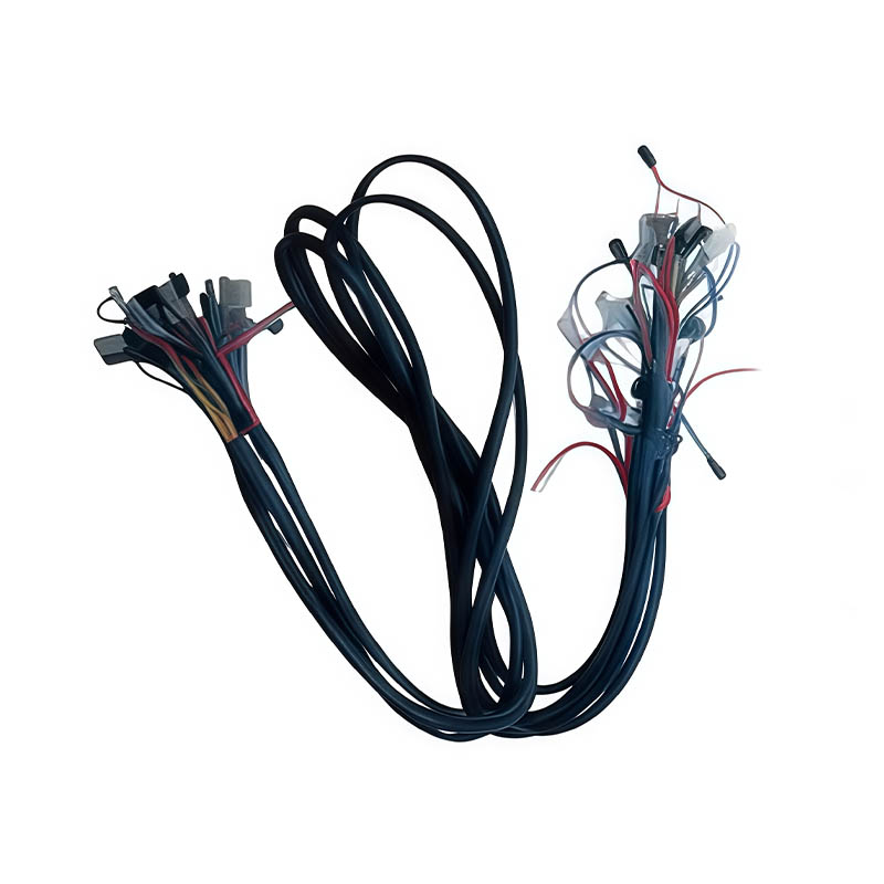 How can the flexibility and wear resistance of the outer sheath be ensured during the production of electric vehicle main cables?